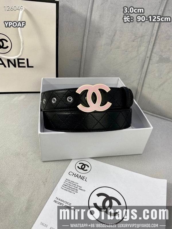Chanel belt 30mmX90-125cm 8L12