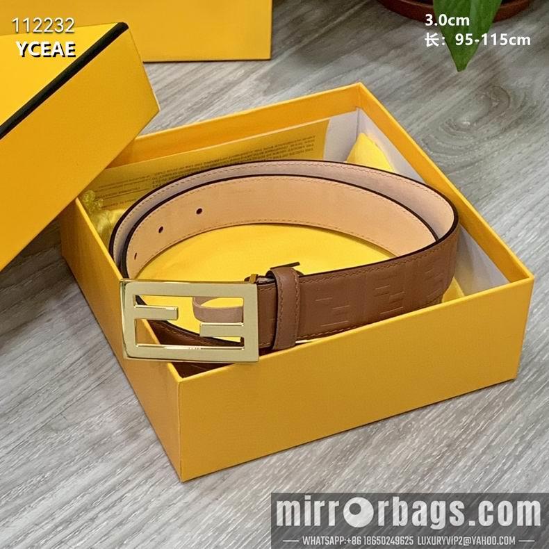 Fendi Belt 30mmX95-115cm 8L09