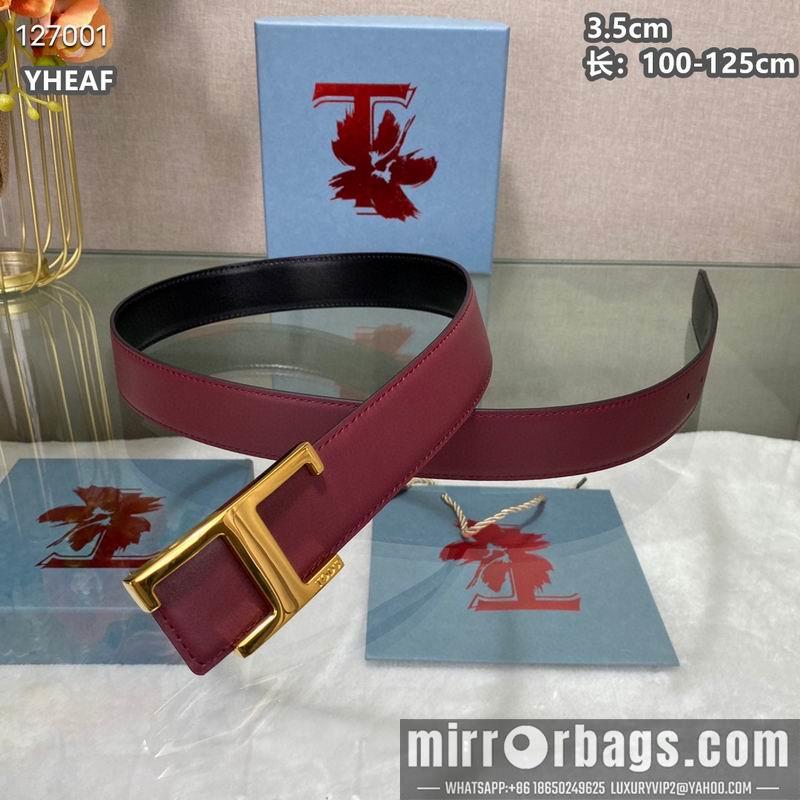 TOD's belt 35mmX100-125cm 8L10