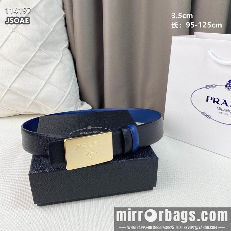 Prada belt 35mmX95-125CM 8L22
