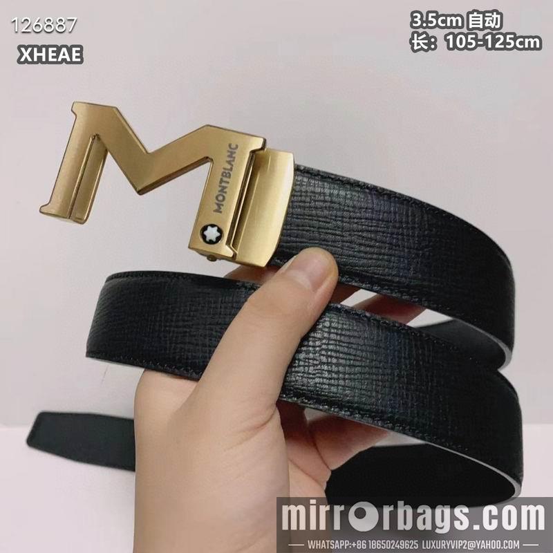 Montlanc belt 35mmX105-125cm 8L65