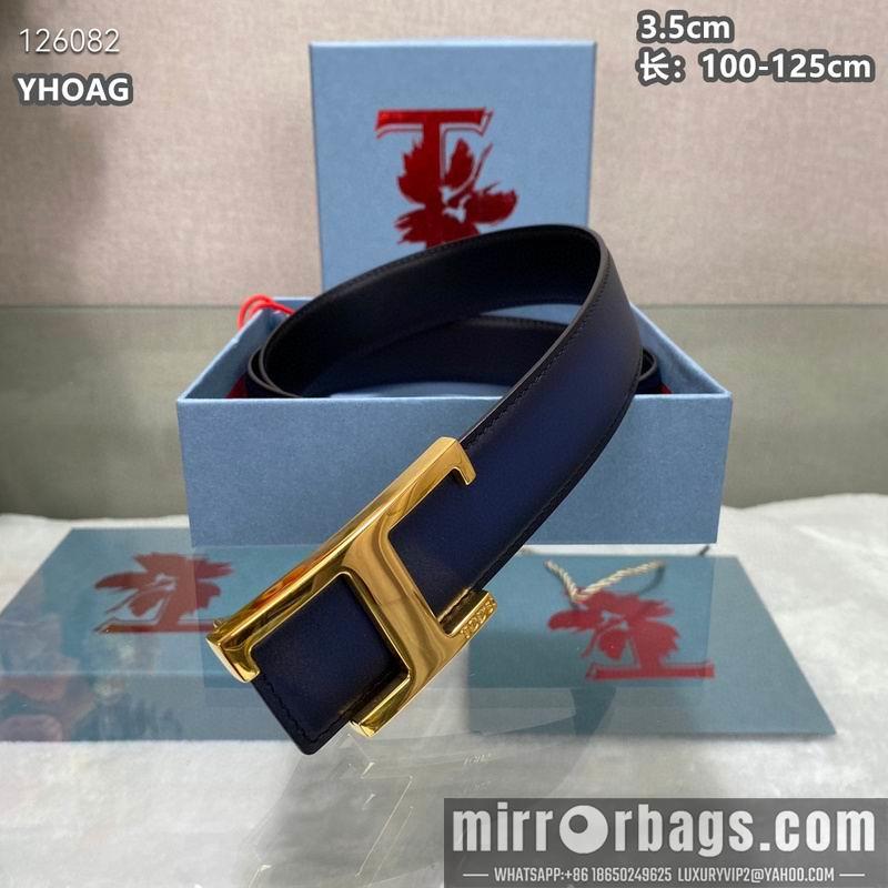 Tod's belt 35mmX100-125cm 8L05