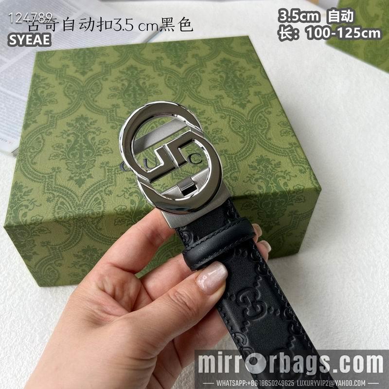 Gucci belt 35mmX100-125cm 8L18