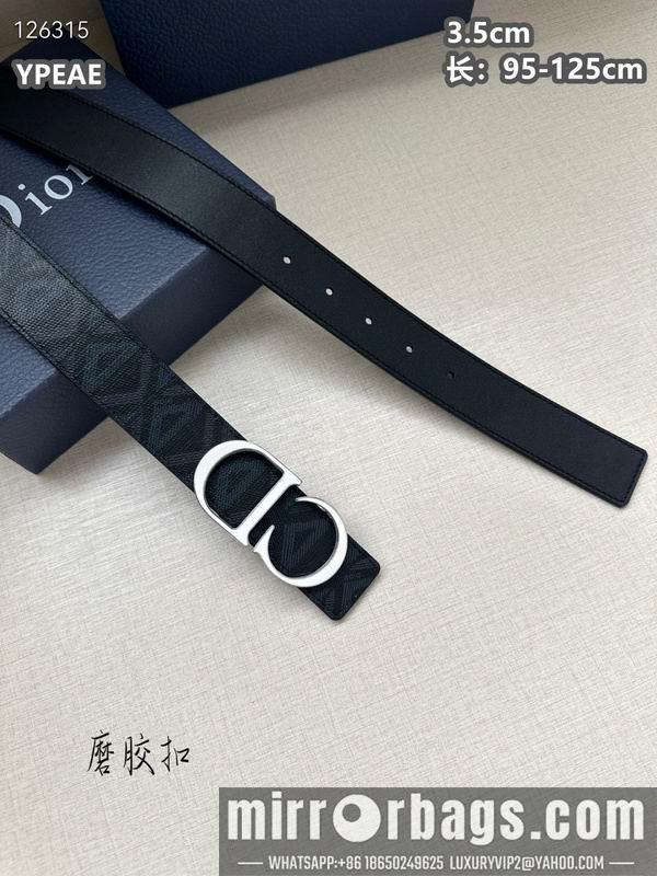Dior belt 35mmX95-125cm 8L16