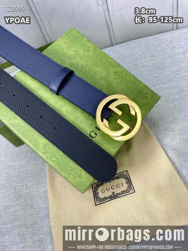 Gucci belt 38mmX95-125cm 8L10