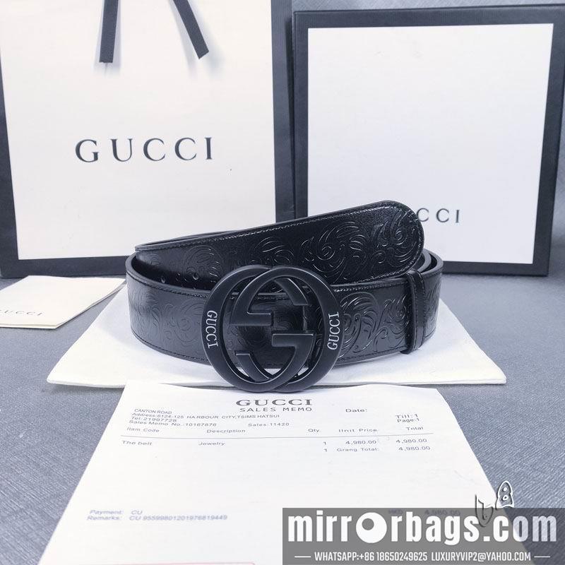 Gucci belt 38mmX90-125cm lb06
