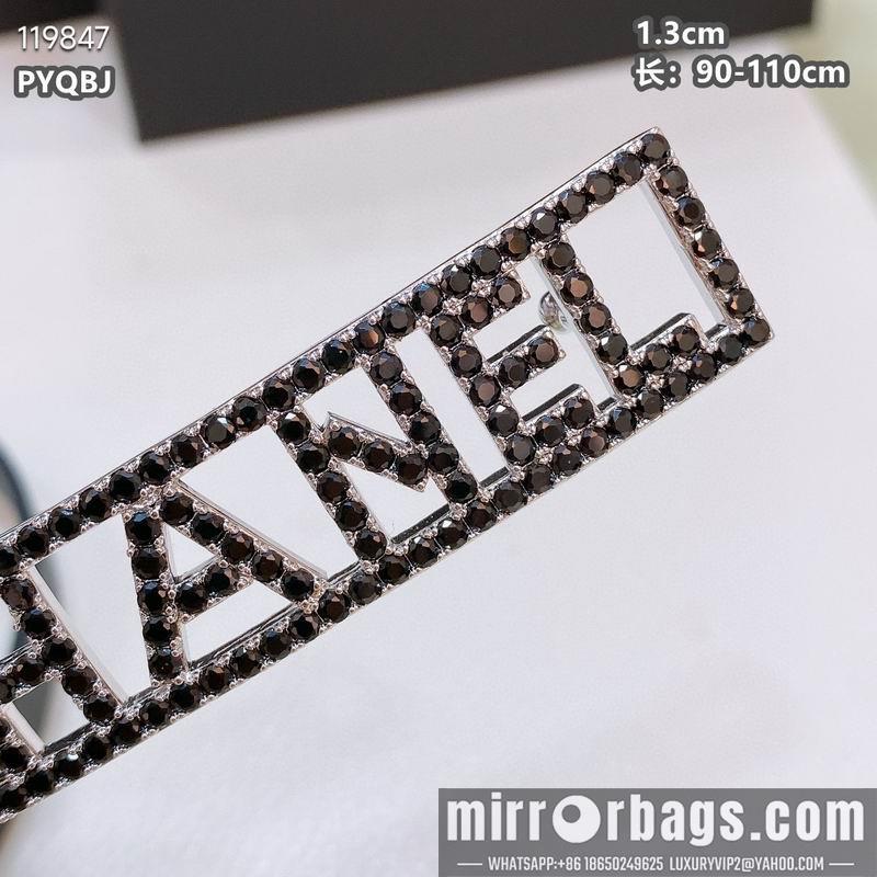 Chanel belt 13mmX90-110cm 8L040802