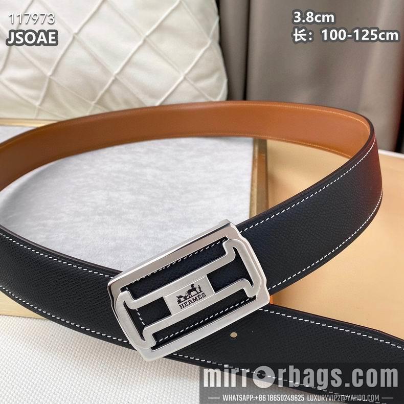 Hermes belt 38mmX100-125cm 8L010801