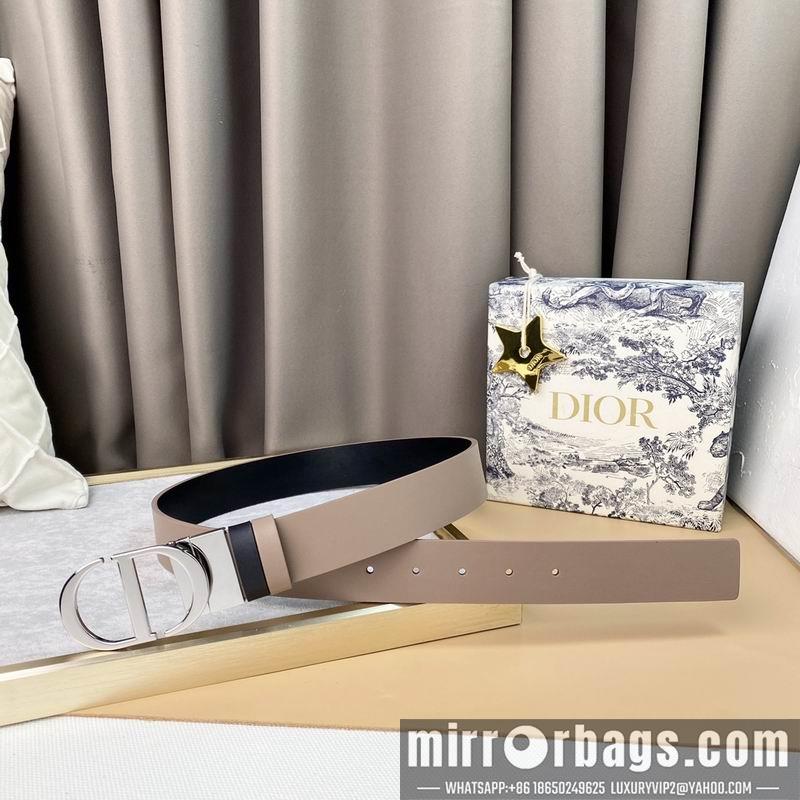 Dior belt 35mmX95-135cm 7D27