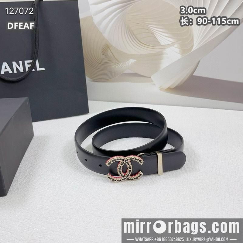 Chanel belt 30mmX90-115cm 8L37