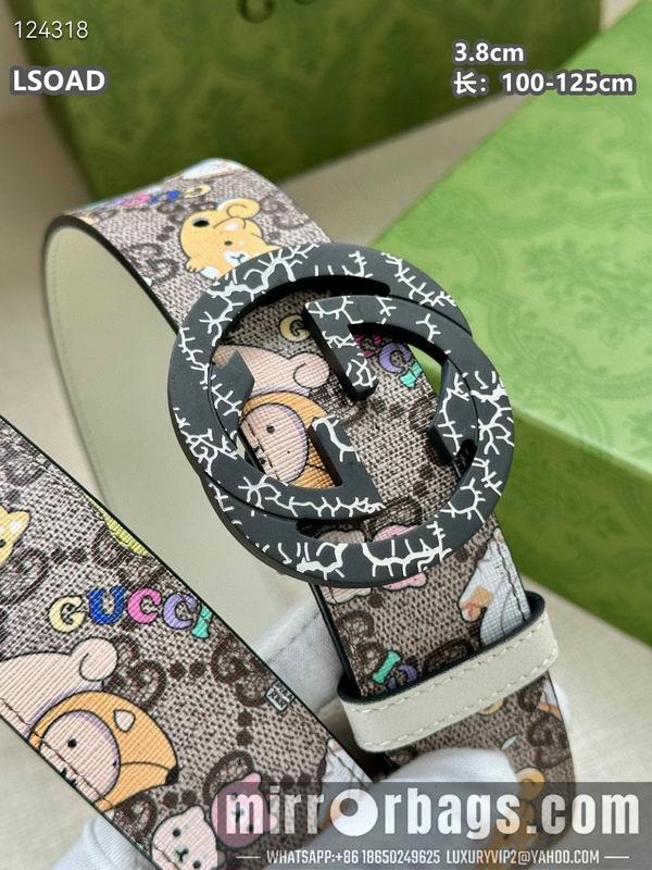 Gucci belt 38mmX100-125cm 8L32