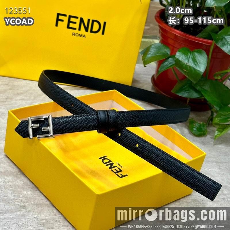 Fendi belt 20mmX95-115cm 8L16