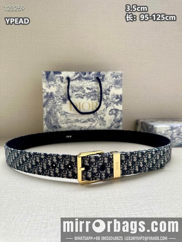 Dior belt 35mmX95-125cm 8L31