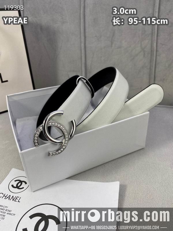 Chanel belt 30mmX95-115cm 8L040803