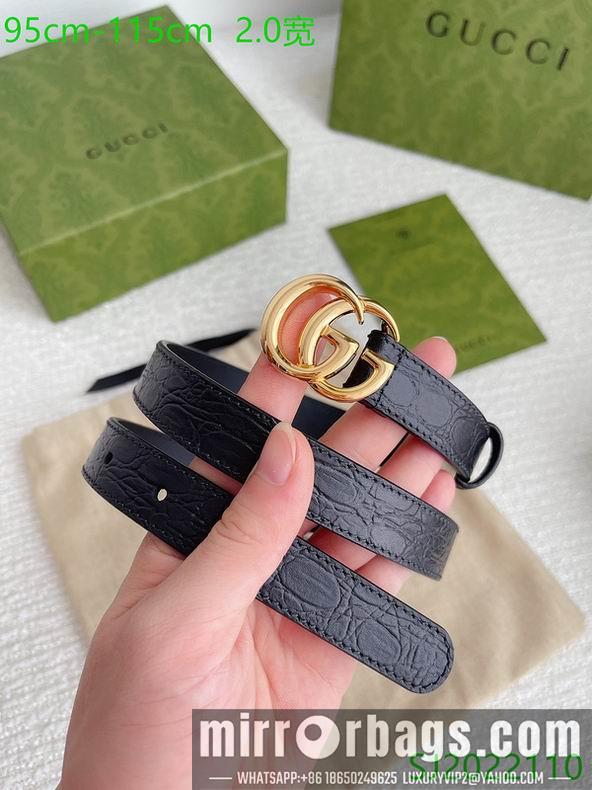 Gucci belt 20mmX95-115cm 7D03