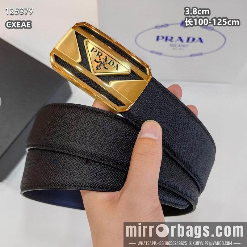 Prada belt 38mmX100-125cm 8L02