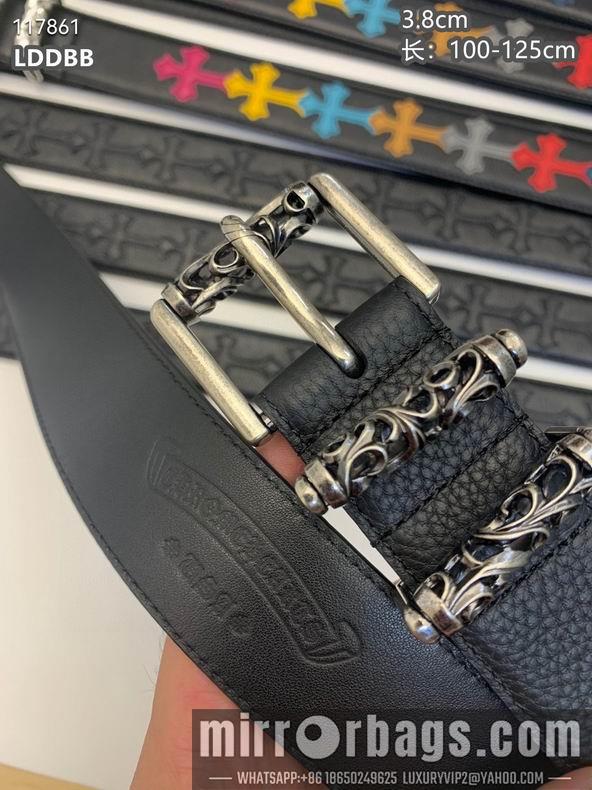 Chrome Hearts belt 38mmX100-125cm 8L16