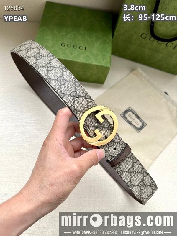 Gucci belt 38mmX95-125cm 8L08