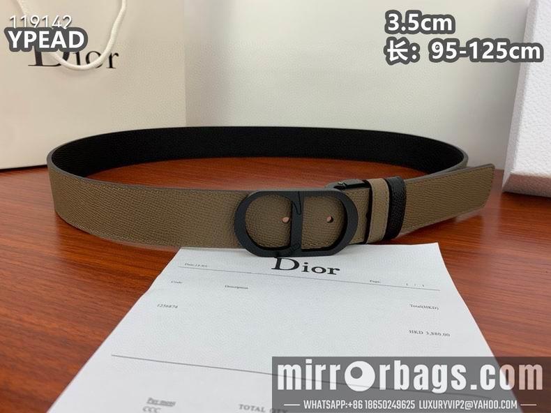 Dior belt 35mmX95-125cm 8L14