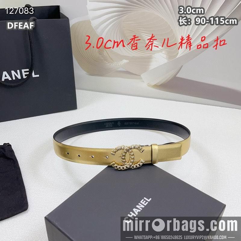 Chanel belt 30mmX90-115cm 8L38