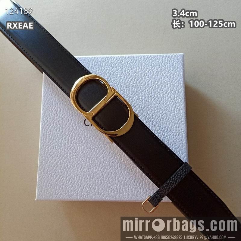 Dior belt 34mmX100-125cm 8L01