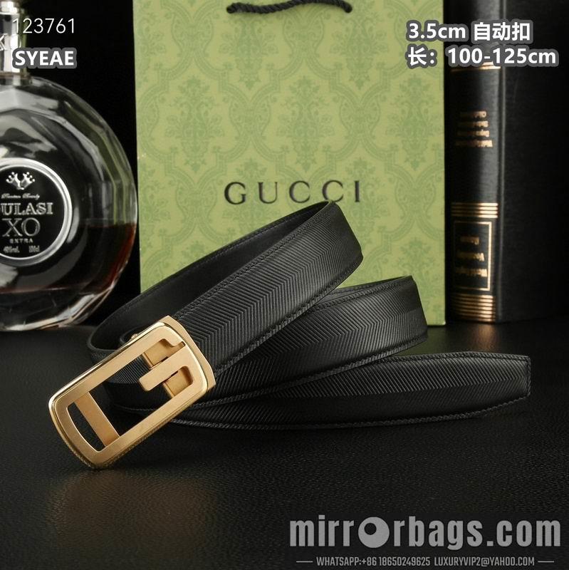 Gucci belt 35mmX100-125cm 8L49