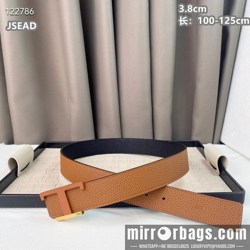 Tod's belt 38mmX100-125cm 8L01