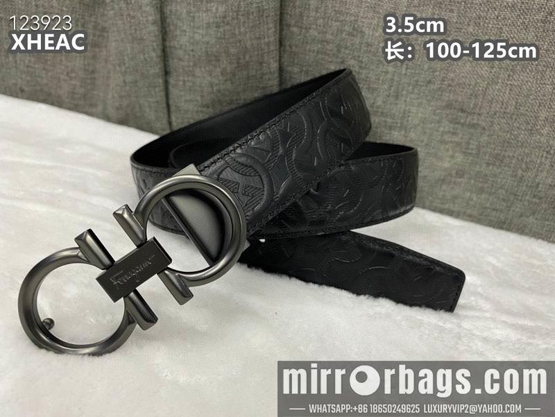 Ferragamo belt 35mmX100-125cm 8L46