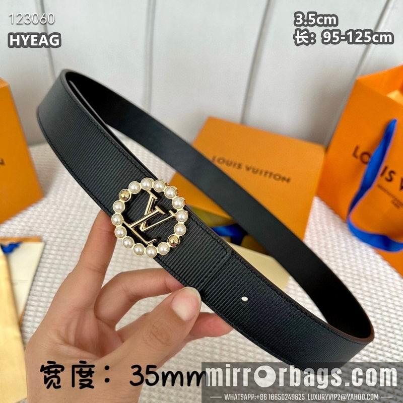 LV belt 35mmX95-125cm 8L01