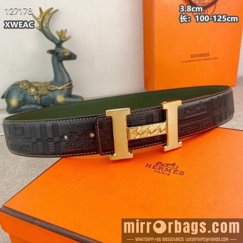 Hermes belt 38mmX100-125cm 8L37