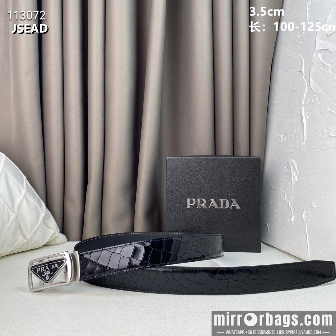 Prada belt 35mmX100-125cm 8L03