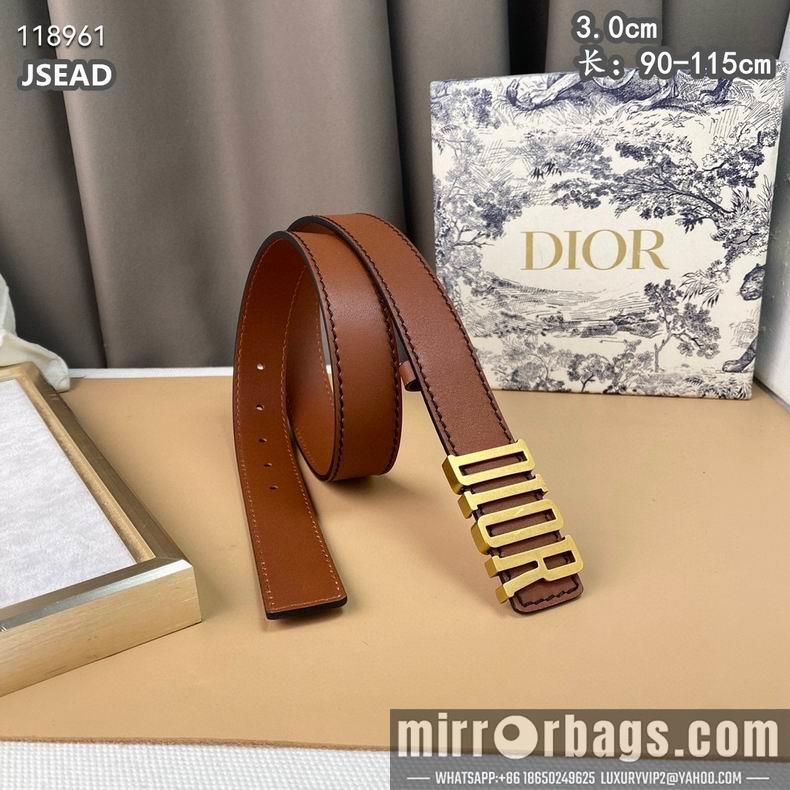 Dior belt 30mmX90-115cm 8L12