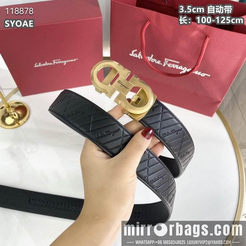 Ferragamo belt自动带 35mmX100-125cm 8L09