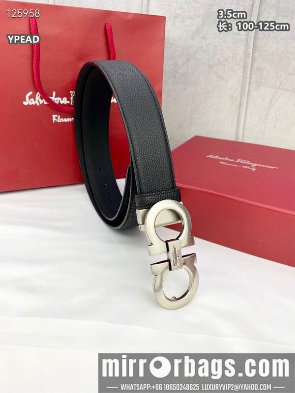 Ferragamo belt 35mmX100-125cm 8L25