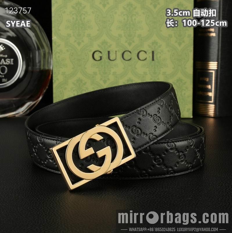 Gucci belt 35mmX100-125cm 8L53