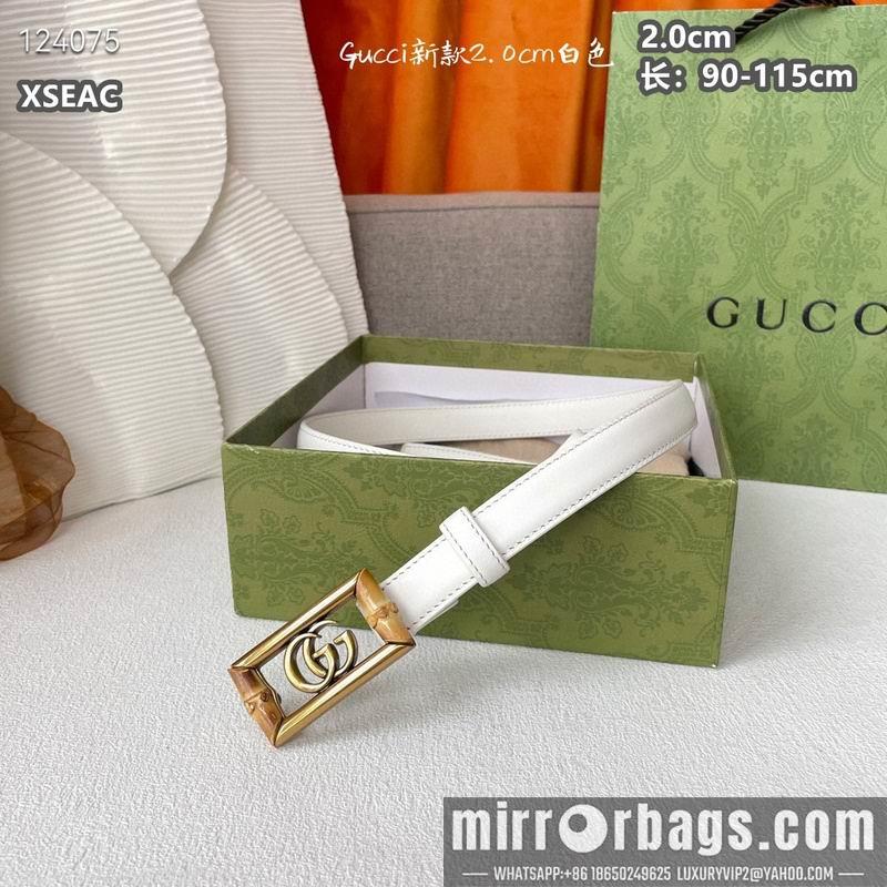 Gucci belt 20mmX90-115cm 8L19
