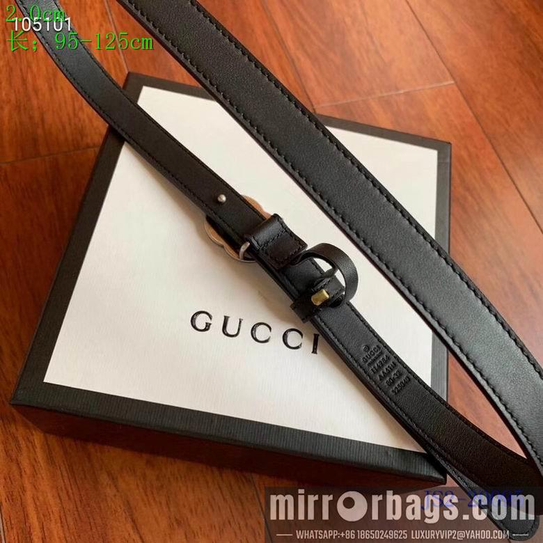 Gucci belt 20mm 95-125cm 8L01