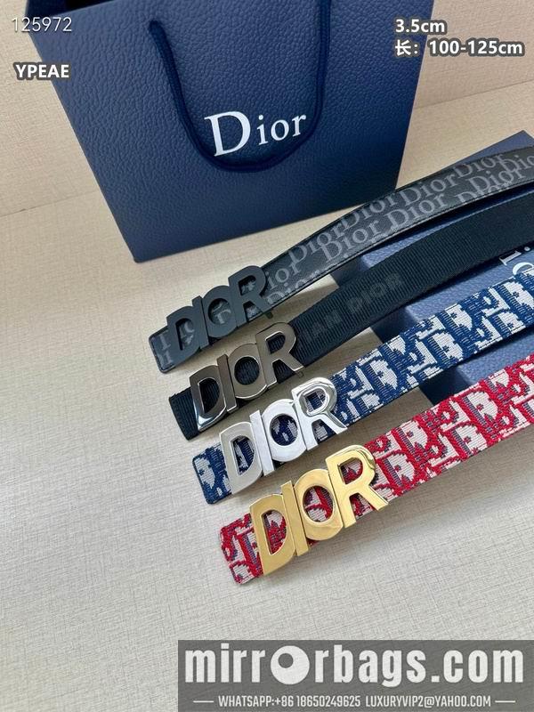 Dior belt 35mmX100-125cm 8L29