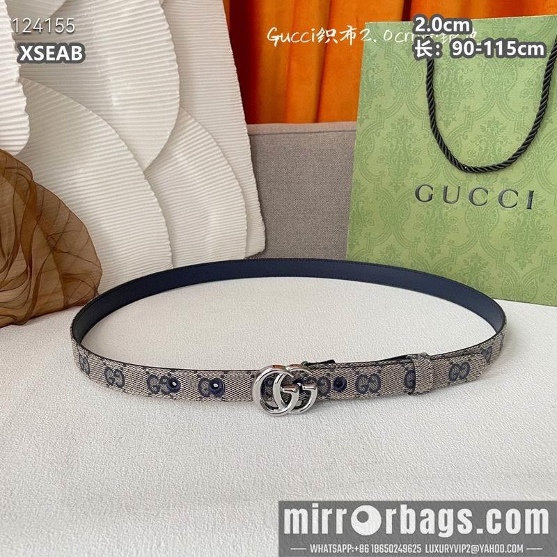 Gucci belt 20mmX90-115cm 8L18