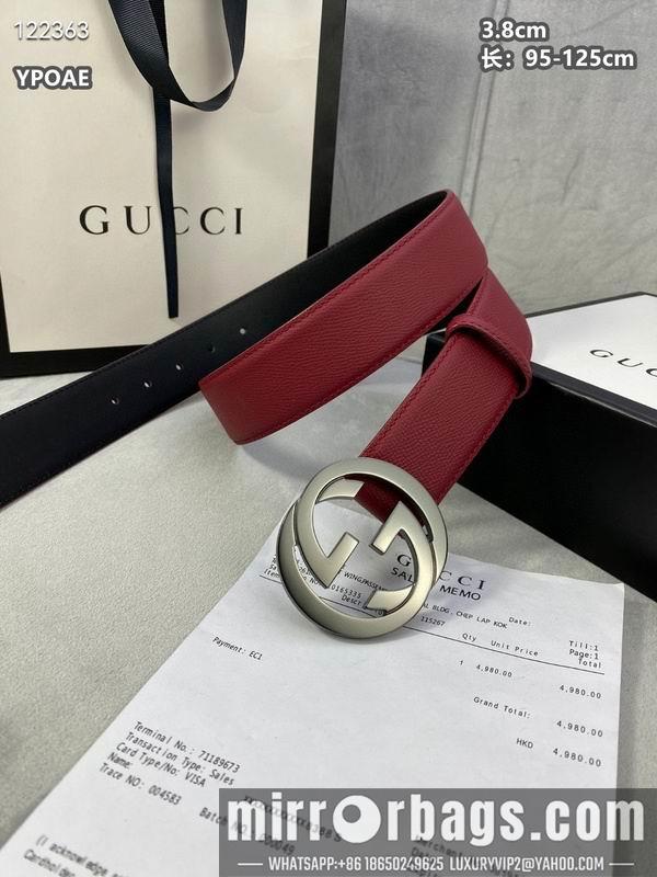 Gucci belt 38mmX95-125cm 8L22