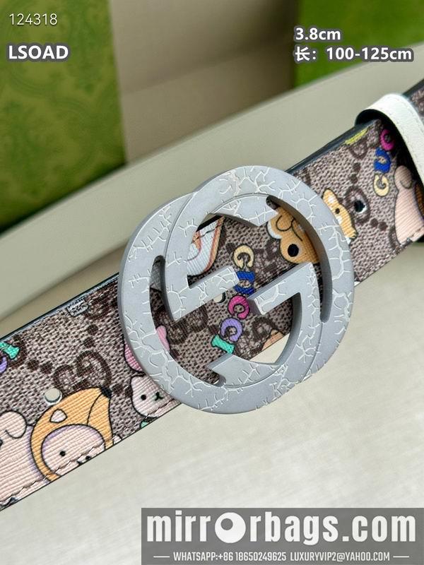 Gucci belt 38mmX100-125cm 8L32