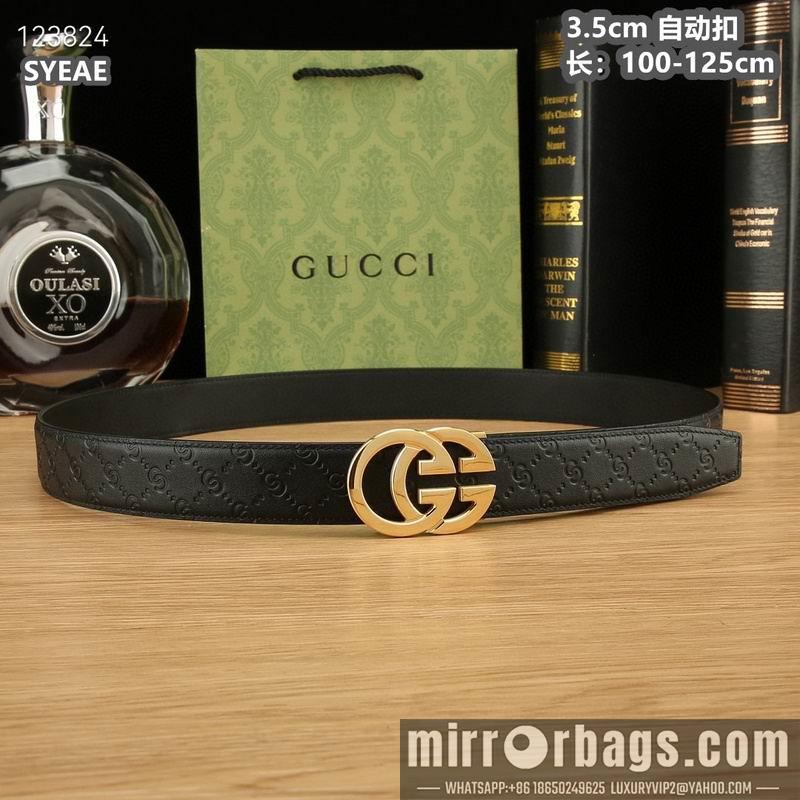 Gucci belt 35mmX100-125cm 8L44
