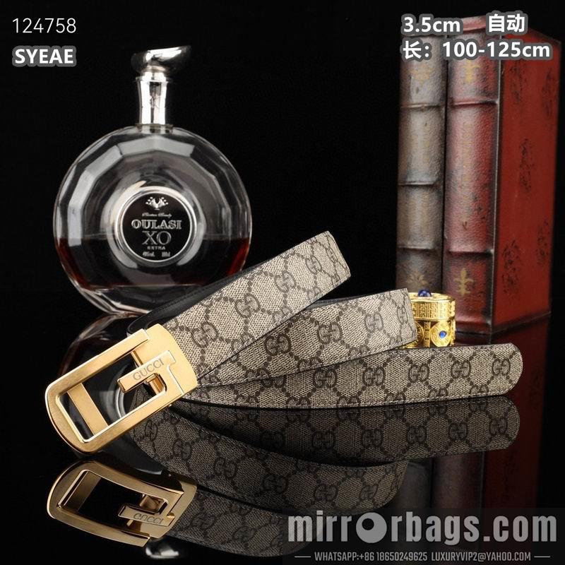 Gucci belt 35mmX100-125cm 8L20