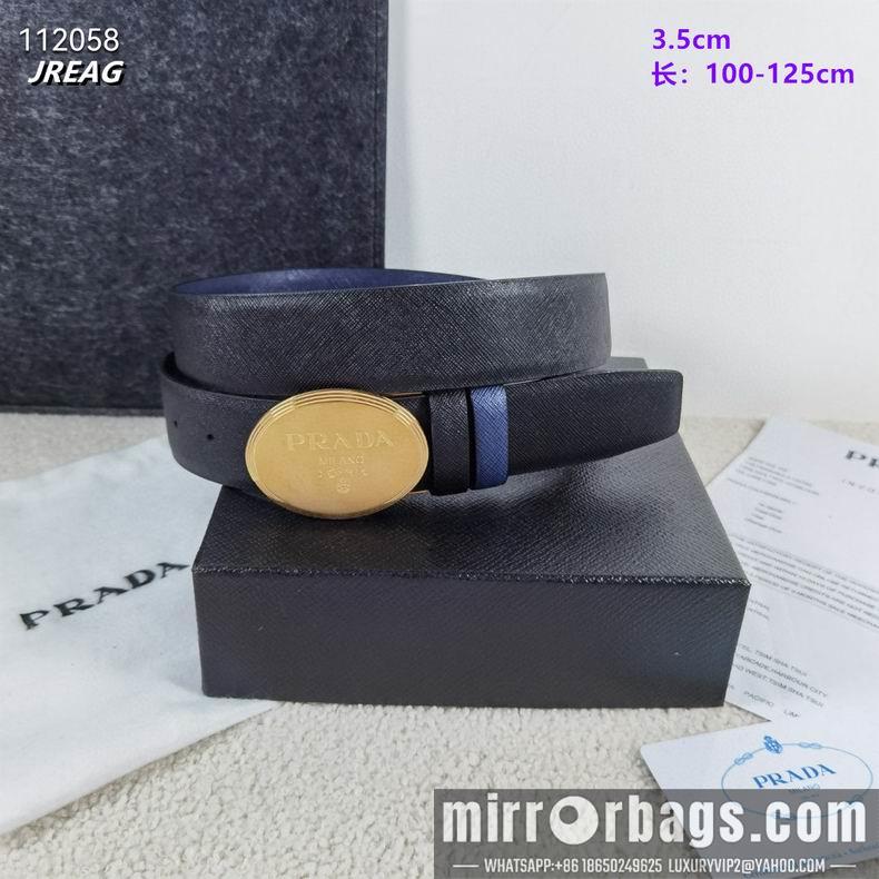Prada belt 35mmX100-125cm 8L08