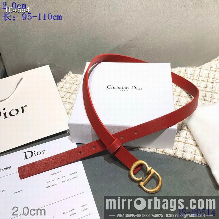 Dior Belt 20mmX95-110cm 8L11