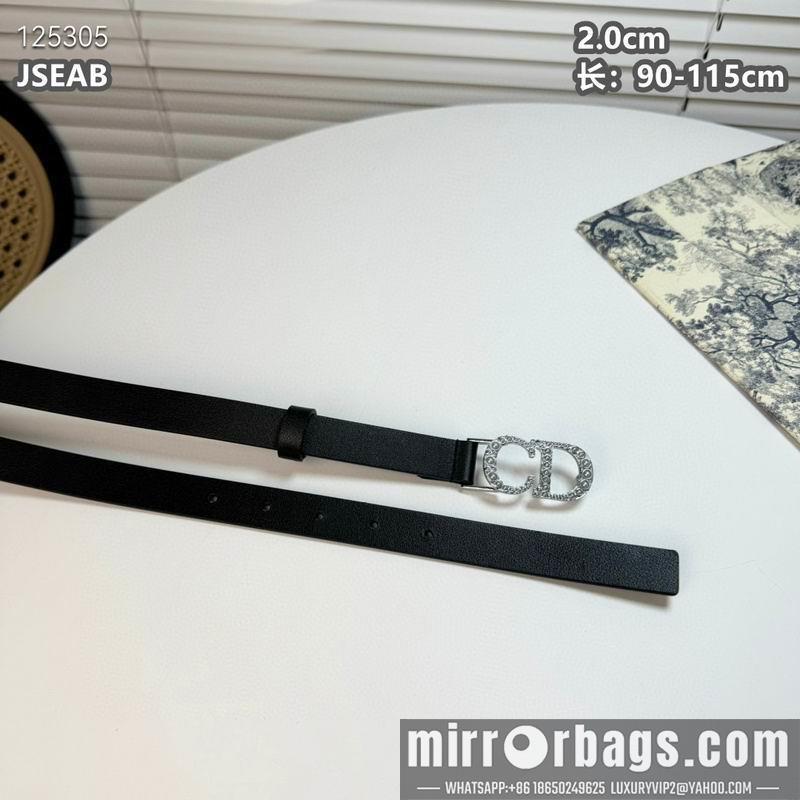 Dior belt 20mmX90-115cm 8L18