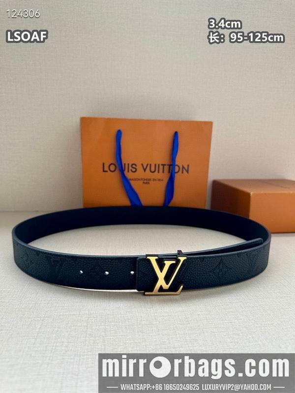 LV belt 34mmX95-125cm 8L25