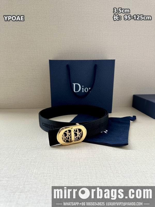 Dior belt 35mmX95-125cm 8L42