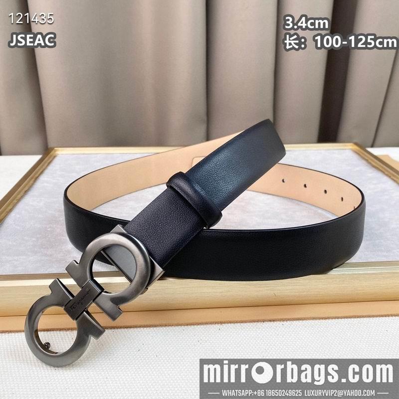Ferragamo belt 34mmX100-125cm 8L09