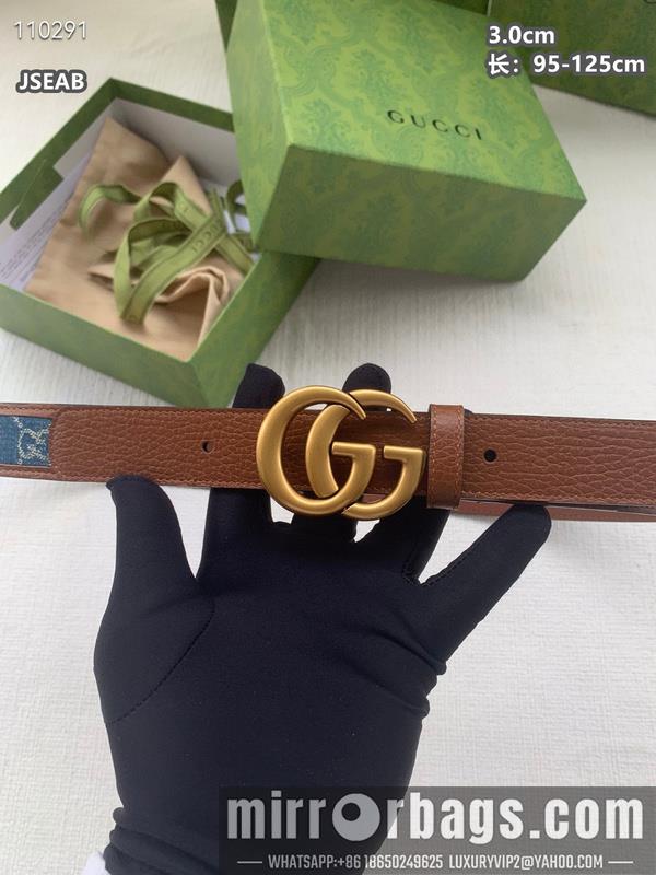Gucci belt 30mmX95-125cm 8L16